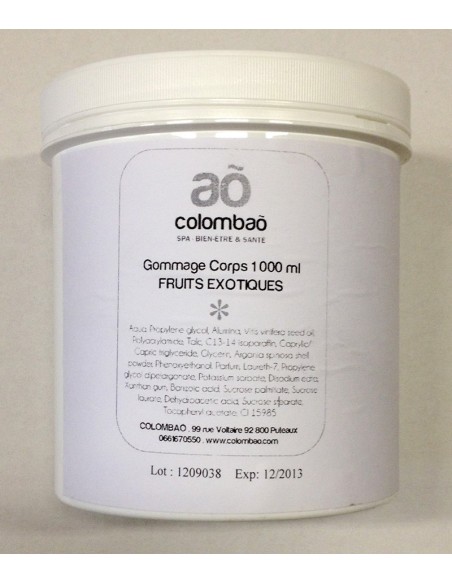 Gommage fruits exotiques