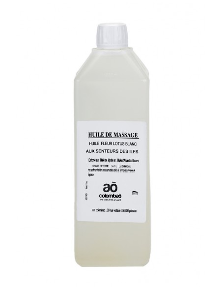 Huile précieuse Lotus Blanc 1L