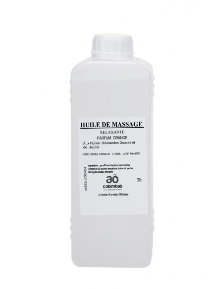 Huile massage relaxante Orange 1L Huile massage relaxante Orange 1L