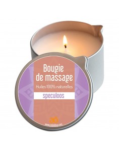 Bougie de massage speculoos