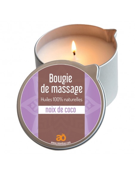 Bougie de massage + Présentoir OFFERT + 12 bougies OFFERTES