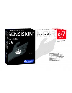 Gant nitrile noir sans poudre S