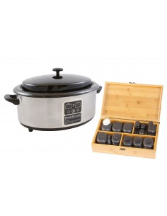 Kit pierres chaudes 40 plus appareil 6 litres