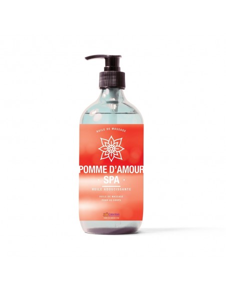 Huile de massage au parfum pomme d'amour