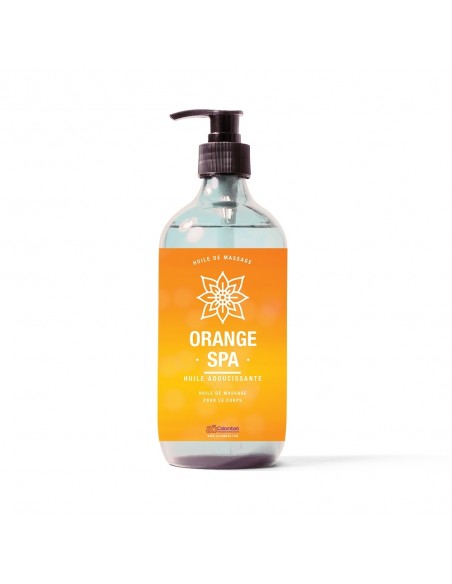 Huile de massage au parfum orange