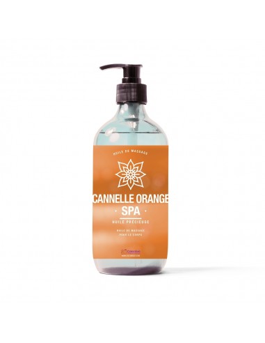 Huile de massage au parfum cannelle orange