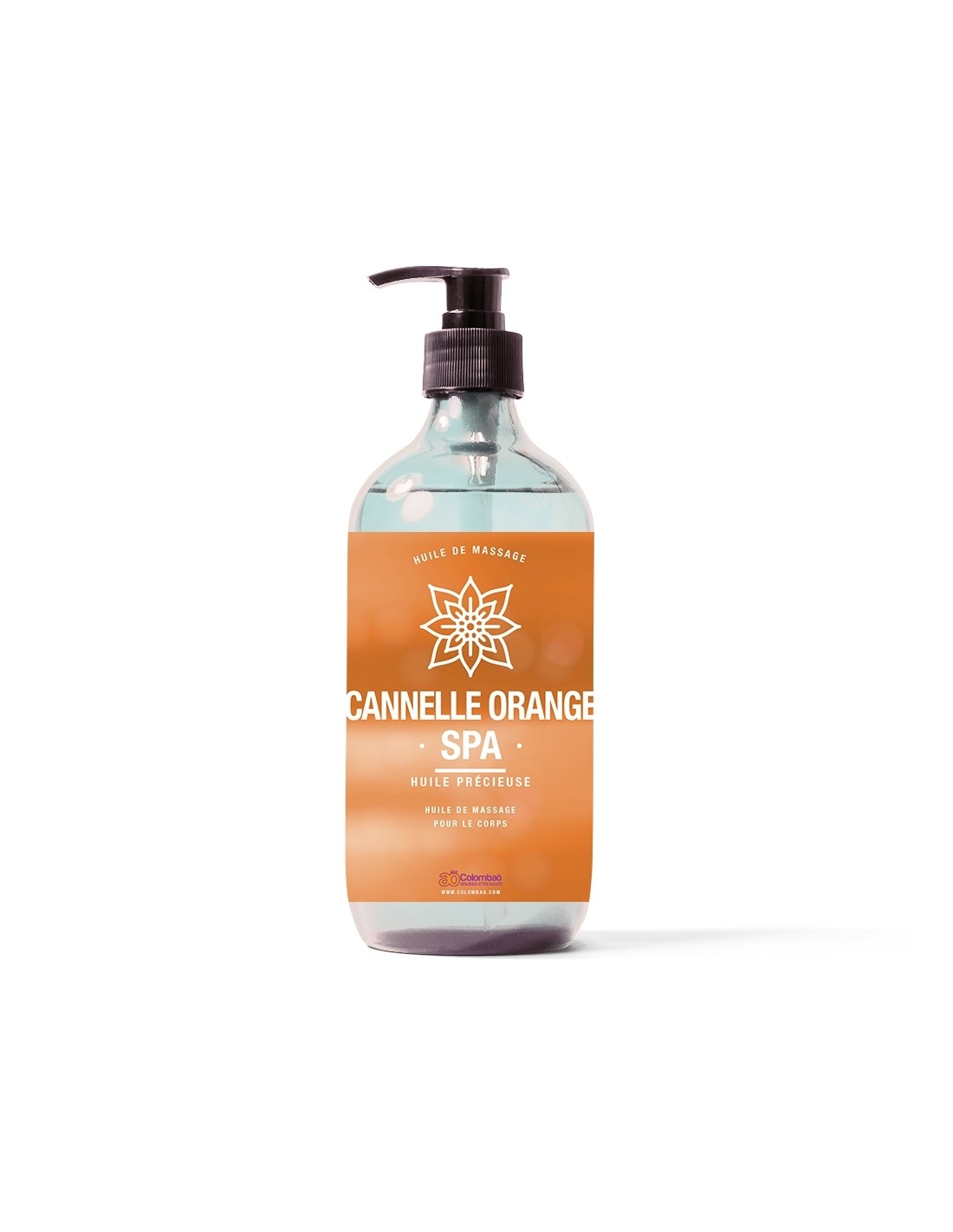 Huile de massage relaxante à l'orange douce et à la cannelle - 100 ml