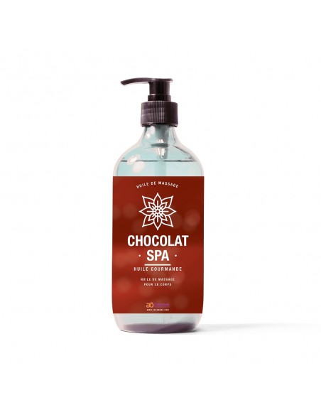 Huile de massage au parfum chocolat
