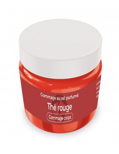 Gommage au sel parfumé Thé rouge - 200 gr - Produit SPA/Massage/Beauté