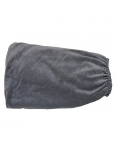 Housse coton couleur gris anthracite