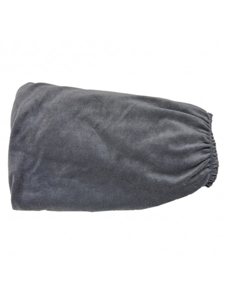 Housse coton couleur gris anthracite