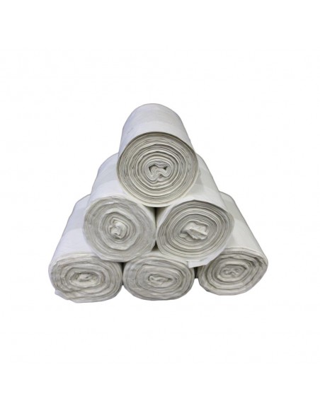 Sac poubelle 30 litres blanc