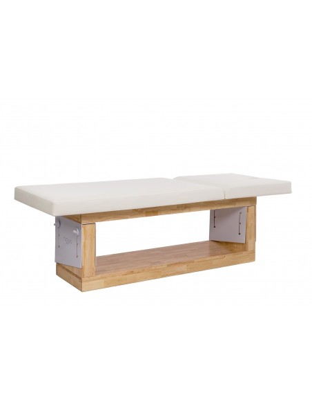 Table de massage et de soins esthétiques en bois naturel OCCI