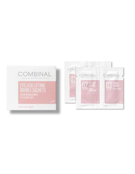 10 doubles sachets monodoses lotions rehaussement et fixatrice