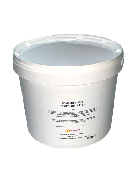 Enveloppement poudre 3 thés - 3kg Enveloppement poudre 3 thés - 3kg