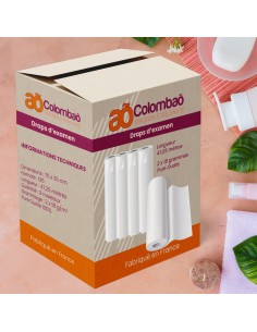 Draps d'examen gaufrés 70 cm (par carton de 9 rouleaux)
