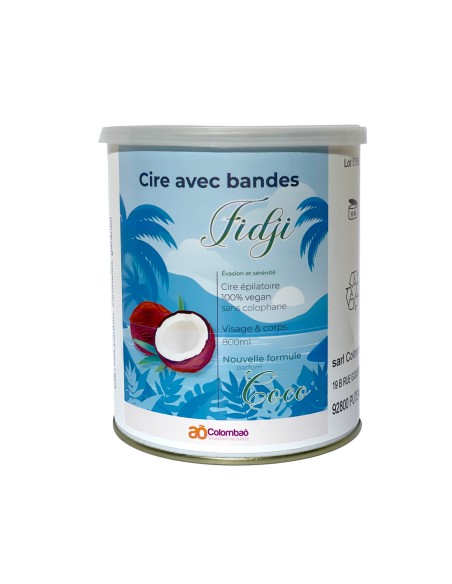 Cire Fidji avec bandes 800g