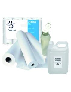 Pack massage (Drap 70cm ouate + huile neutre 5l + Flacon...