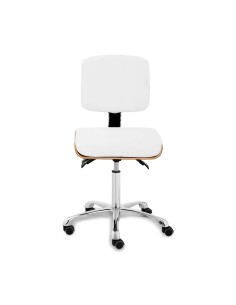 Tabouret de Massage Professionnel ZOI | Assise Plate & Dos Bois 2