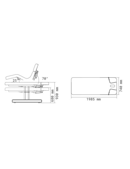Table de Massage Spa Électrique Moldavi 3 Moteurs LED | Pro