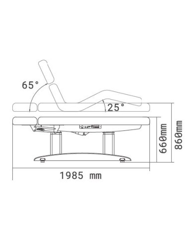 Table de Massage Spa Chauffante Lips 4 Moteurs | Pro
