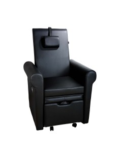 Fauteuil de Pédicure Aventur noir avec Espace SPA Hydromassant 2