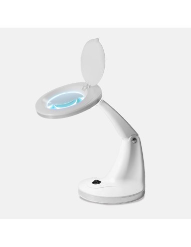 Lampe Loupe LED de Table Hala | 5 Dioptries & Base Stable
