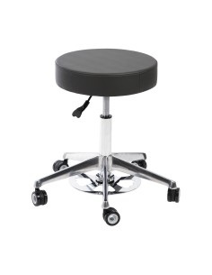 Tabouret Rond Ceti Adapt Gris anthracite | Triple...