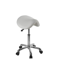 Tabouret Selle Obsi Blanc | Ergonomique sans Dossier