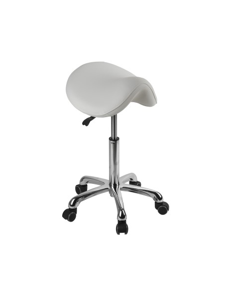 Tabouret Selle Obsi Blanc | Ergonomique sans Dossier