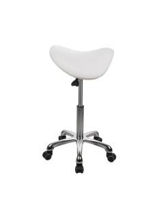 Tabouret Selle Obsi Blanc | Ergonomique sans Dossier 2