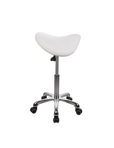 Tabouret Selle Obsi Blanc | Ergonomique sans Dossier
