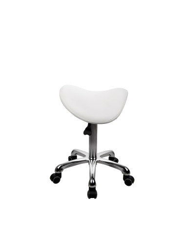 Tabouret Selle Obsi Blanc | Ergonomique sans Dossier