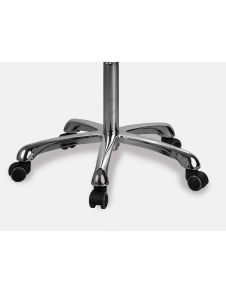 Tabouret Rond Opal Back Gris Anthracite | Ergonomique & Réglable