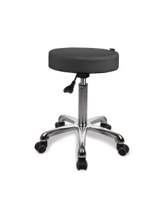 Tabouret Rond Opal Gris Anthracite | Ergonomique sans Dossier