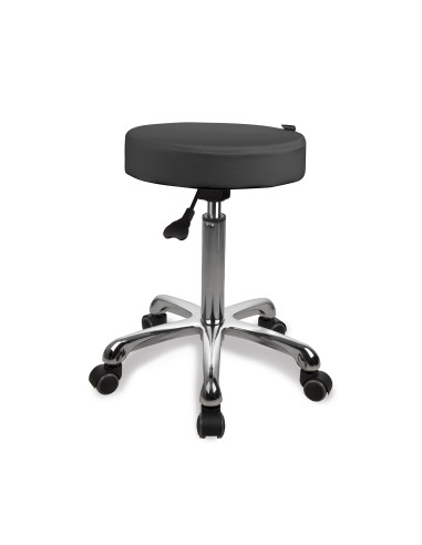 Tabouret Rond Opal Gris Anthracite | Ergonomique sans Dossier
