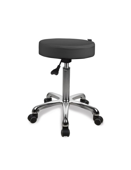 Tabouret Rond Opal Gris Anthracite | Ergonomique sans Dossier