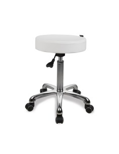 Tabouret Rond Opal Blanc | Ergonomique sans Dossier