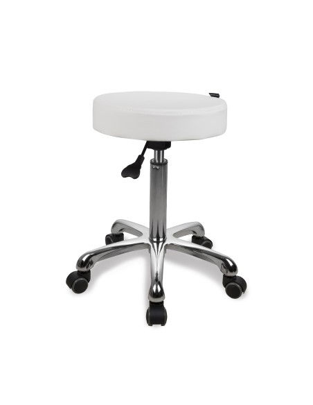 Tabouret Rond Opal Blanc | Ergonomique sans Dossier