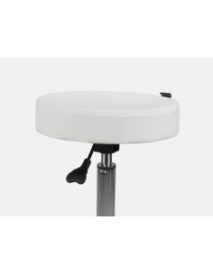 Tabouret Rond Opal Blanc | Ergonomique sans Dossier 2