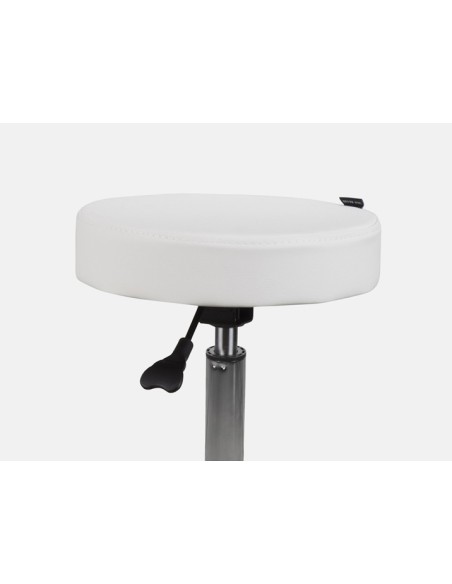 Tabouret Rond Opal Blanc | Ergonomique sans Dossier