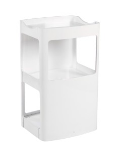 Guéridon/Chariot en Bois Drac Blanc | Pour SPA & Salon de Beauté