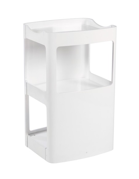 Guéridon/Chariot en Bois Drac Blanc | Pour SPA & Salon de Beauté