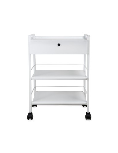 Guéridon - Chariot Professionnel ULEX | Métal & Verre pour Salon et SPA