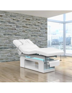 Table de Massage Électrique MOON | Chauffante, LED & Porte-Rouleau