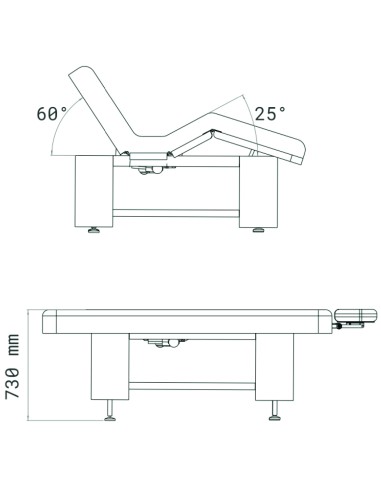 Table de Massage Électrique PYRO | Chauffante, LED & 3 Coussins