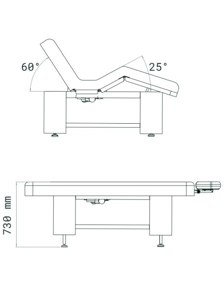 Table de Massage Électrique PYRO | Chauffante, LED & 3 Coussins