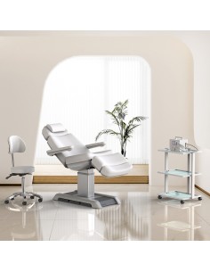 Table de Massage Électrique QUAR | Chauffante, LED & Trendelenburg