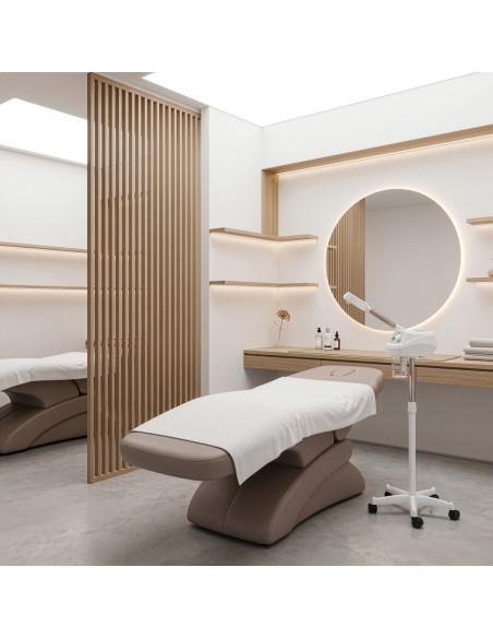 Vapozone Facial Professionnel Hali | Boîtier Métal & Fonction Ozone