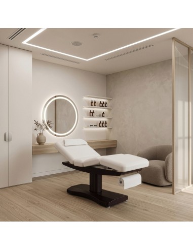 Table de Massage Spa Électrique en Bois Mica 3 Moteurs | Pro
